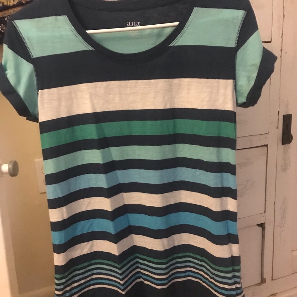 Blue striped tee